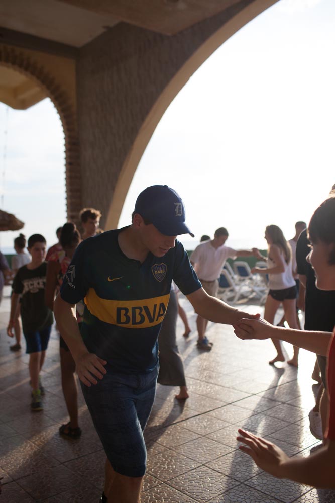 Students taking part in a lesson on Cuban Salsa. | Photo by Trip Leader James Bernal