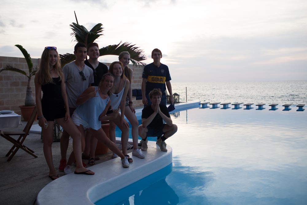 Students at a local paladar, or privately-owned restaurant. | Photo by Trip Leader James Bernal