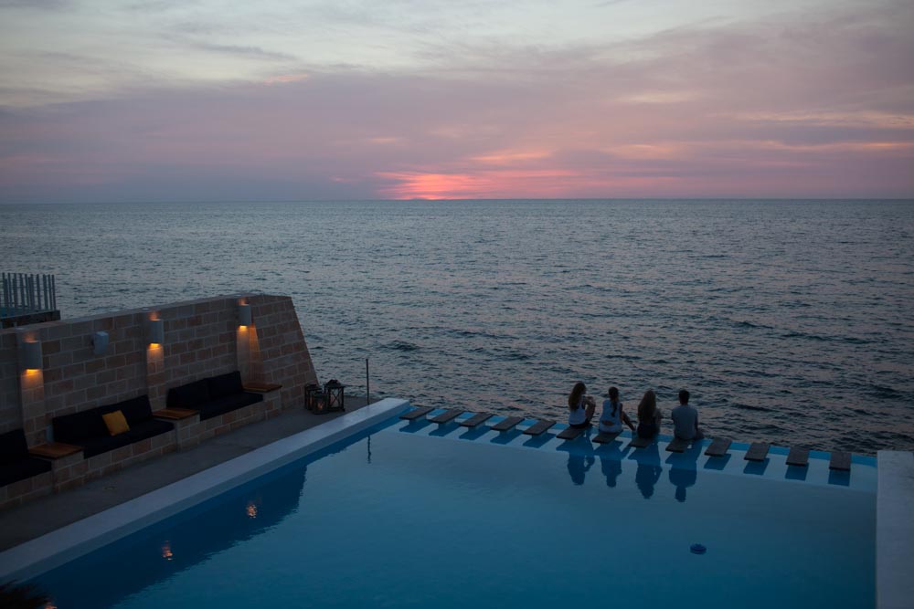 Taking in a view of the sea from a local paladar, or privately-owned restaurant. | Photo by Trip Leader James Bernal